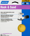 Norton Hook & Sand 6" x 6 Hole 80 Grit 25 per pack