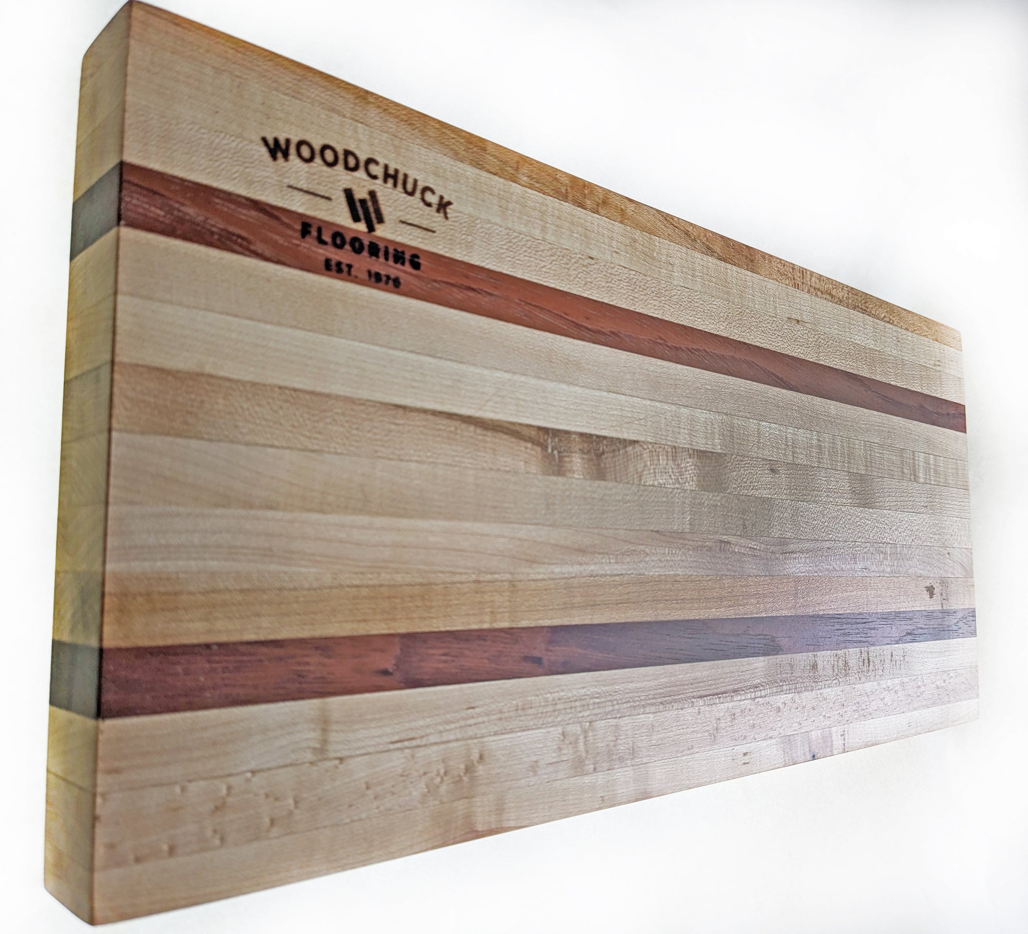 Charcuterie Board – Solid Wood – Mixed Species Maple/Exotic - 20" or Longer