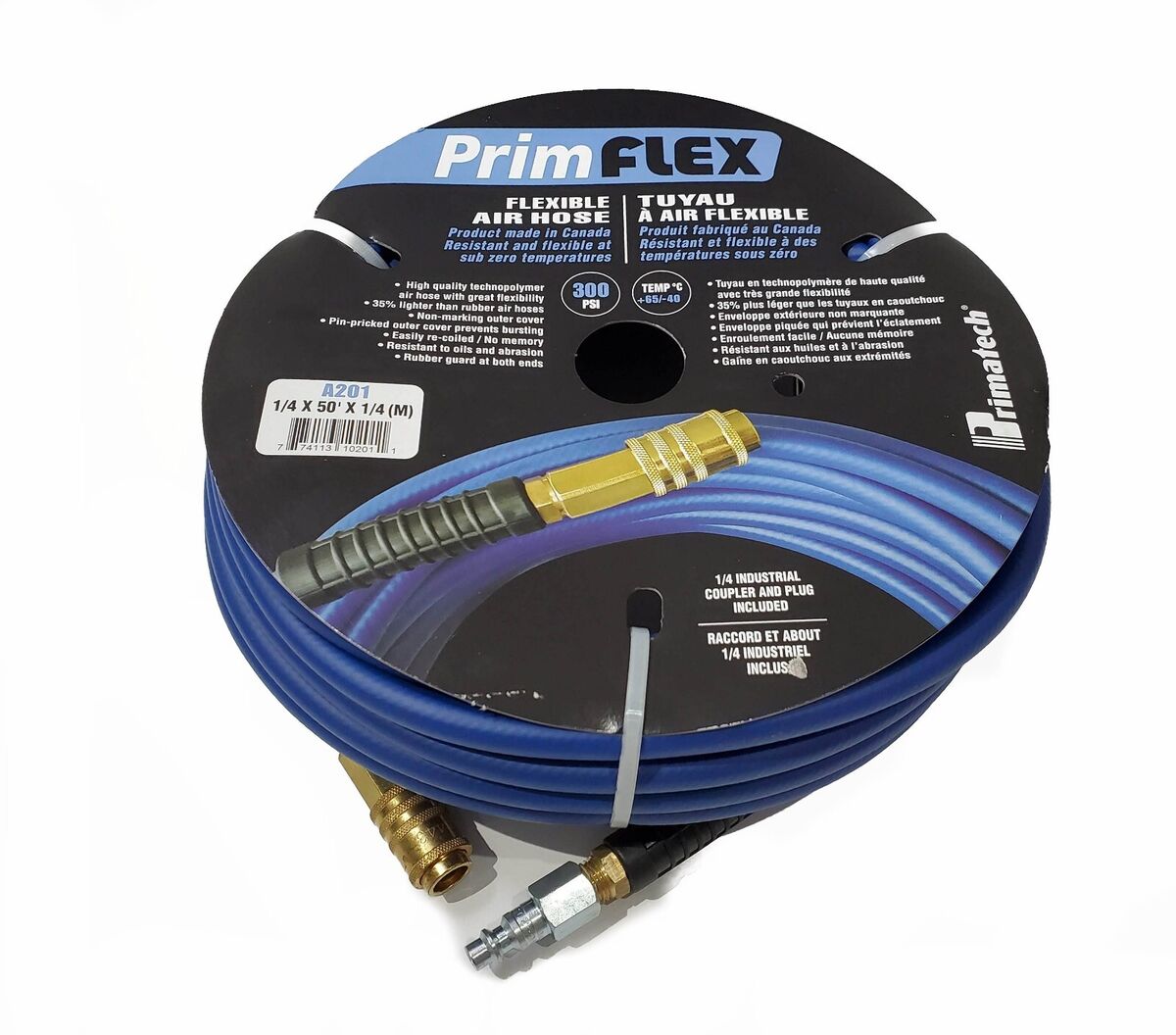 Primatech PRIMFLEX Air Hose A201 50' x 1/4" w/Quick fitting