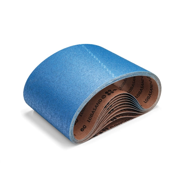 LobaSand 100 Grit Zirconia (Blue) Belt 8 x 29 1/2"