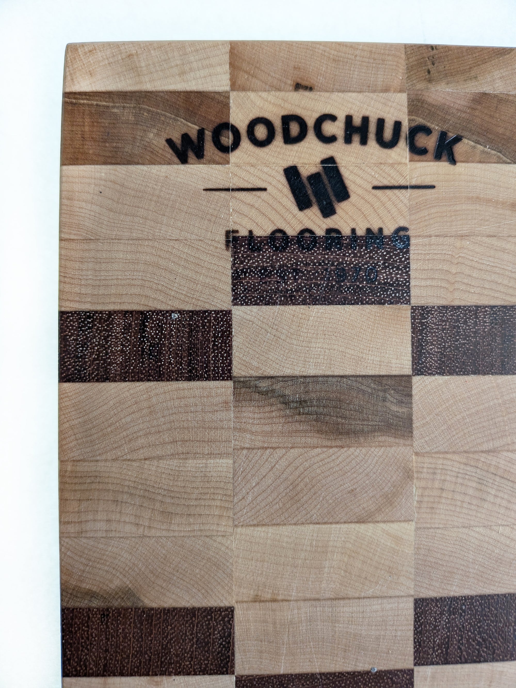 Charcuterie Board – Solid Wood – Mixed Species End Cut Maple/Exotic -18" or Less