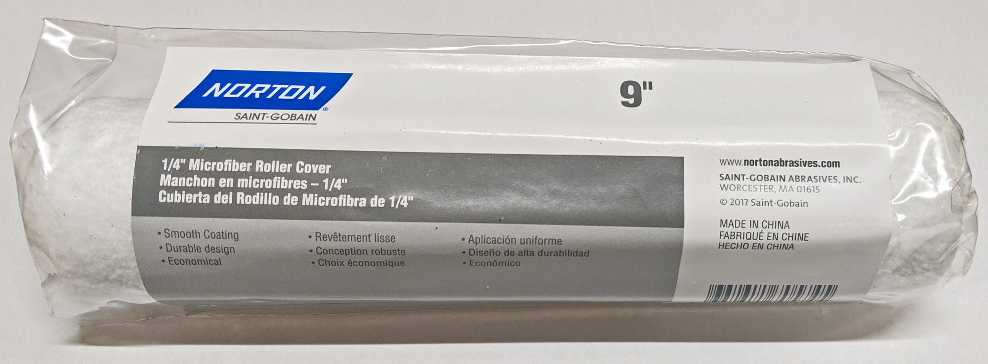 Norton Microfiber Roller Refill 9" x 1/4"