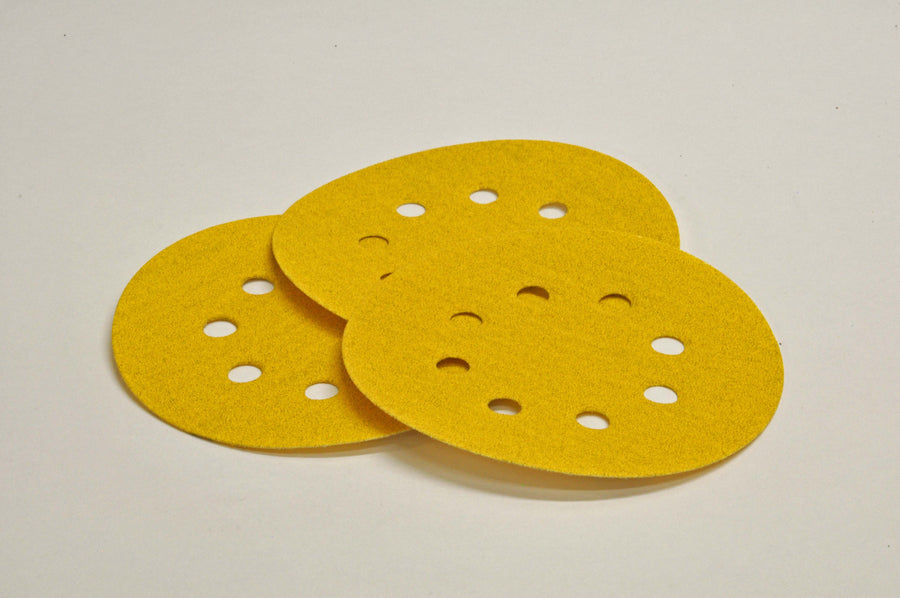 Norton 80 Grit  A296 Norgrip  5"dia  (8 Hole)   50/box