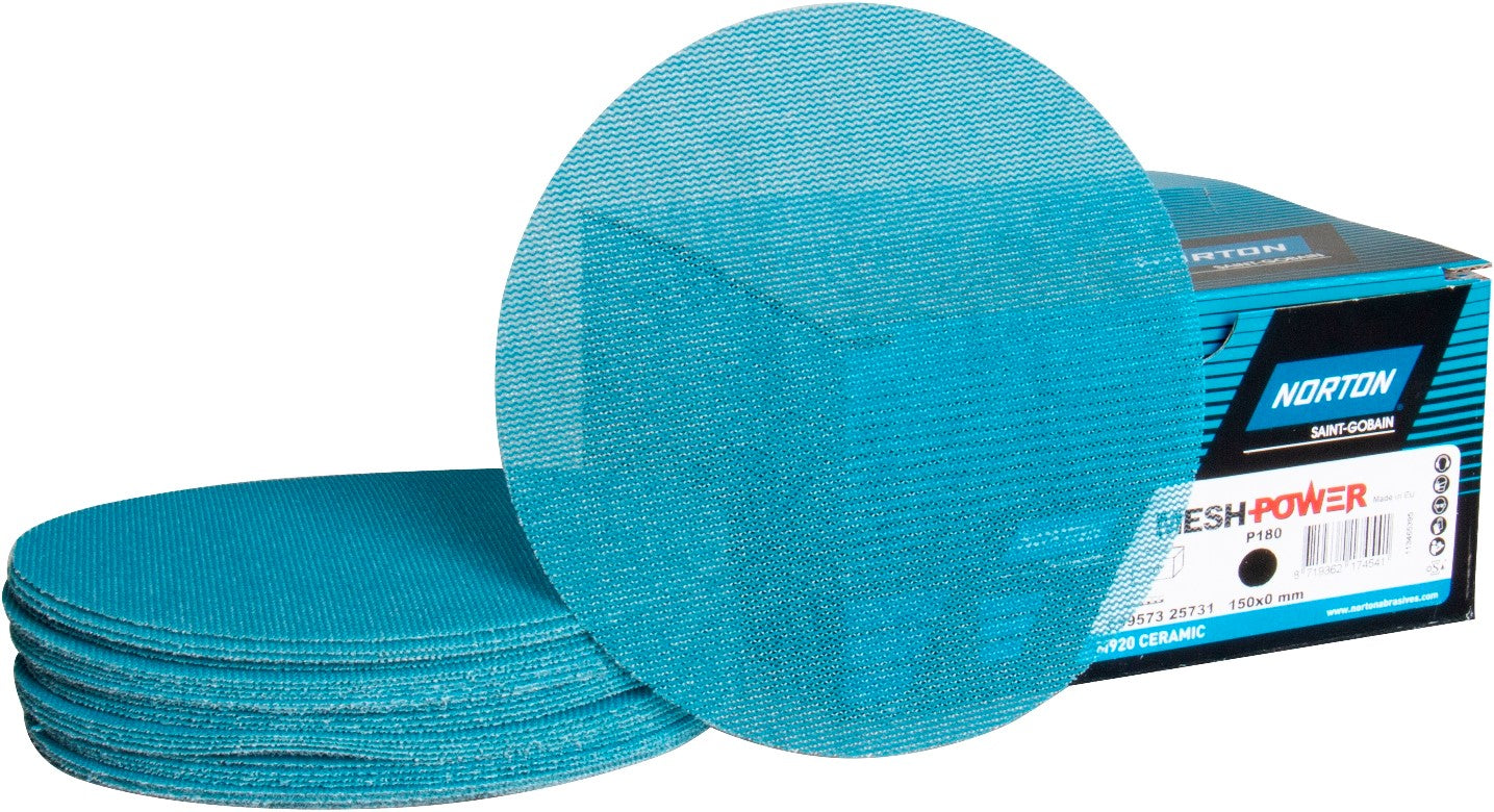 Norton MeshPower Ceramic Disc 5" 80 grit