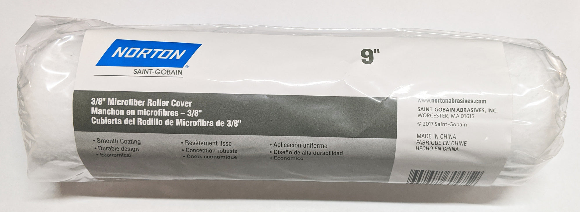 Norton Microfiber Roller Refill 9" x 3/8"