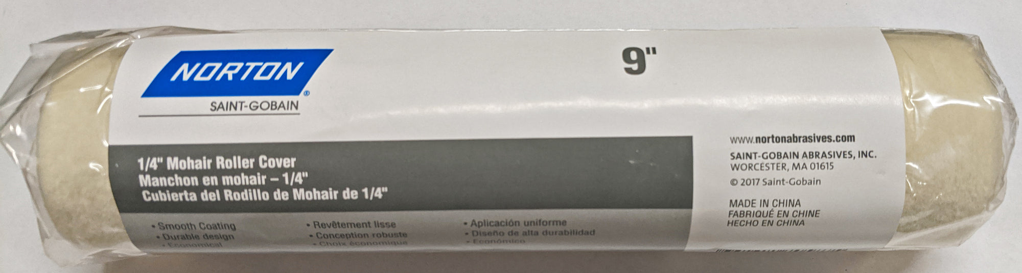 Norton Mohair Roller Refill 9" x 1/4"