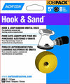 Norton Hook & Sand 5" x 8 Hole 80 Grit 25 per pack