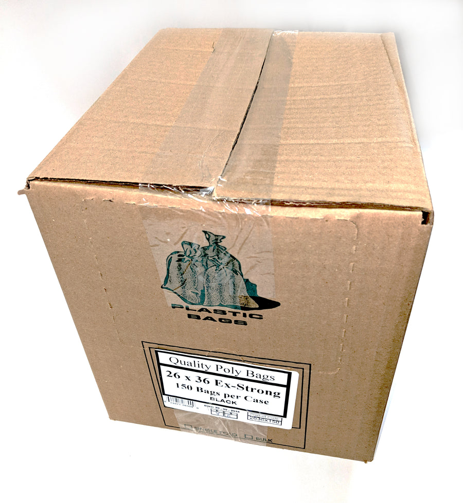 Garbage Bags Heavy Duty  26 x 36  150/box